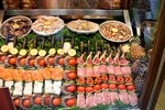 Морепродукты и мясо Парижа