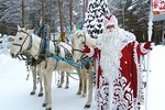 Новый год в Великом Устюге: Дед Мороз санаторий Бобровниково