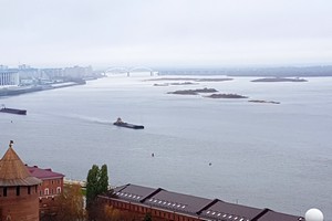 Волга в Нижнем Новгороде: Школьная  поездка в Нижний Новгород